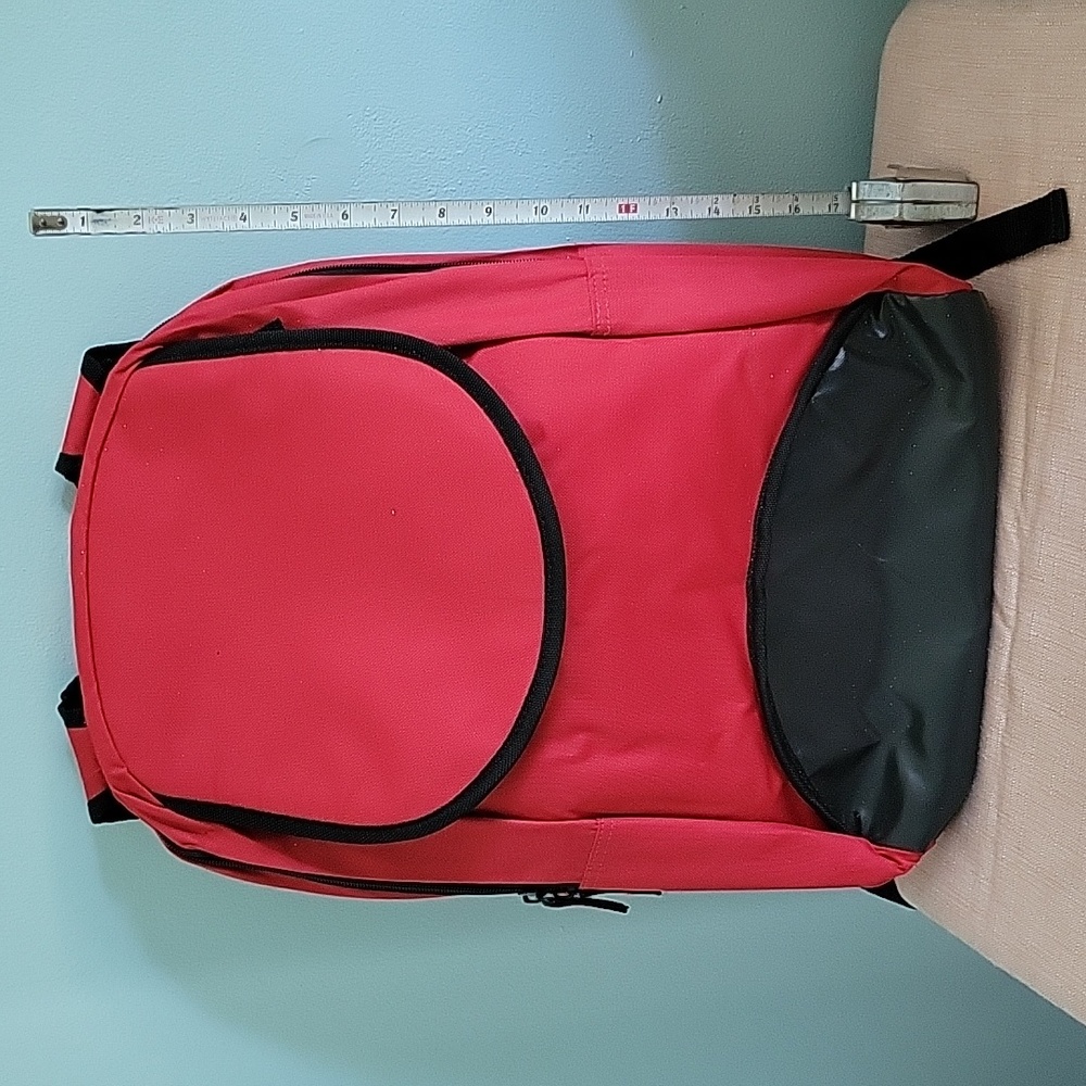 Extra Large Red and Black Backpack